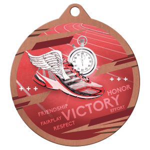 Bronze 2 3/4″ Inspire Track Medal