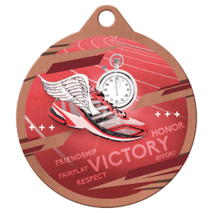 Bronze 2″ Inspire Track Medal