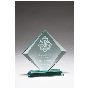 7 3/8″ x 7 3/8″ Diamond Series Glass Awards