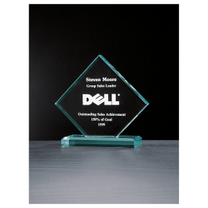 8″ x 7 1/4″ Summit Series Diamond Jade Acrylic