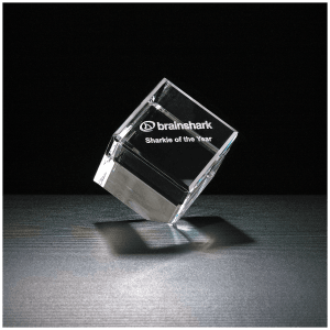 3″ Cube Series, Clipped Cube Multi-Faceted Award