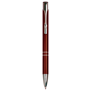 Burgundy with Silver Trim Laserable Pen