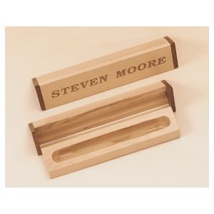 1 1/2″ x 7″ Maple and Walnut Pen Case
