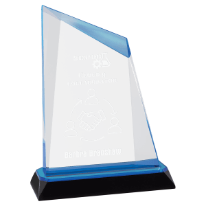 7 3/4″ Blue Peak Diamond Corner Base Impress Acrylic