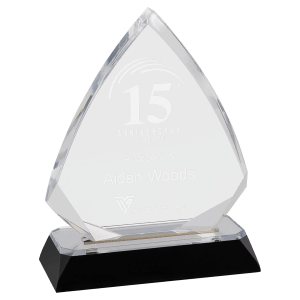 5 3/4″ Silver Arrow Diamond Corner Base Impress Acrylic