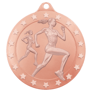 Bronze 2″ Radiance Female Cross Country Medal