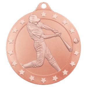 Bronze 2″ Radiance Baseball Medal
