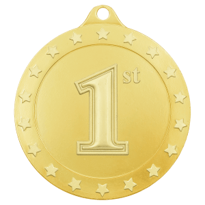 Gold 2 3/4″ Radiance 1st Place Medal