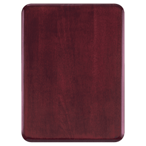 7″ x 9″ Airflyte Premium Rosewood Piano Finish Plaque with Round Corners