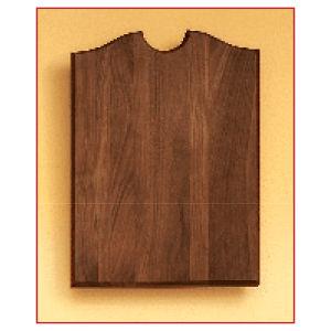 14″ x 25″ Airflyte American Walnut Plaque