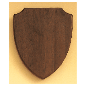 6″ x 7 1/2″ Airflyte American Walnut Shield Plaque