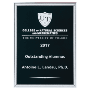 5 1/4″ x 7 1/4″ Laser Engravable Aluminum Plate with Silver Florentine Border and Black Textured Center