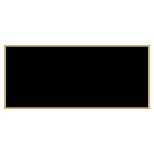 1 5/8″ x 3 5/8″ Black Laserable Brass Plaque Plate with Gold Border