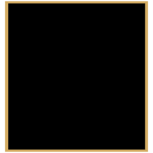 2 7/8″ x 3″ Black Laserable Brass Plaque Plate with Gold Border