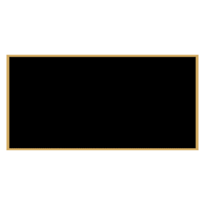 1 1/2″ x 3″ Black Laserable Brass Plaque Plate with Gold Border