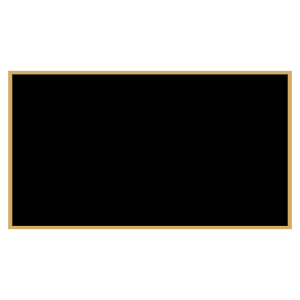 2″ x 3 1/2″ Black Laserable Brass Plaque Plate with Gold Border