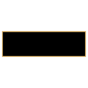 1 3/8″ x 4 1/4″ Black Laserable Brass Plaque Plate with Gold Border