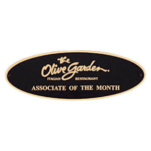 1 1/2″ x 3 1/2″ Black Laserable Brass Eliptical Plate with Gold Border and Adhesive on Back