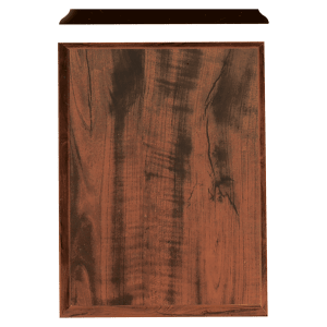 9″ x 12″ Walnut Finish Step Edge Plaque