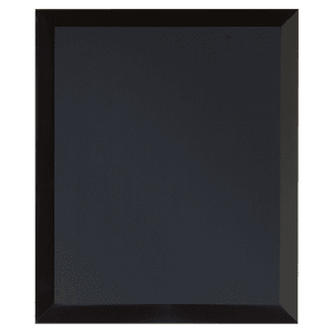 8″ x 10″ Black Mirror Glass Plaque
