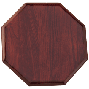 10″ x 10″ Octagonal Rosewood Piano Finish Plaque