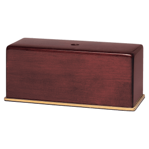 2″ x 5″ x 2″ Rosewood Piano Finish Base