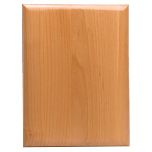 8″ x 10″ Alder Wood Plaque Board with Airflyte Edge