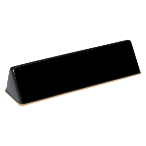 9 1/2″ x 2 1/2″ x 2″ Black Piano Finish Desk Wedge Plate Not Included