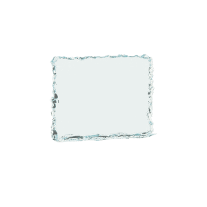 7 1/2″ x  6 1/4″ Crushed Ice Jade Acrylic Upright Only