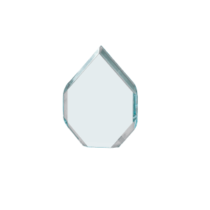 6″ x  8″ Flame Series Jade Acrylic Upright Only