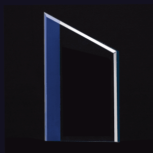 10″ Zenith Series Jade Acrylic with Blue Highlights