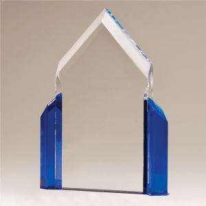 6 1/2″ x 9″ Peak Series Acrylic with Blue Accents-Upright Only