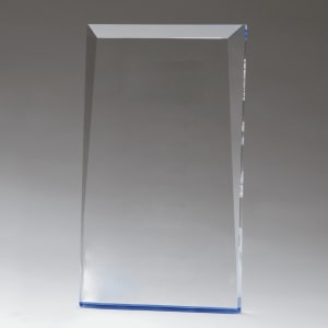6 x 9 3/4″ Apex Series Award with Blue Highlights-Upright Only