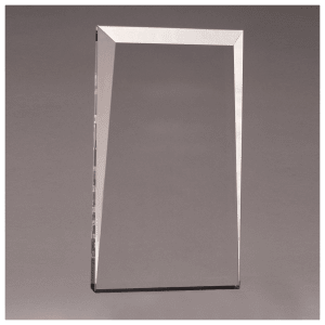 5 1/2″ x 8 3/4″ Apex Series Clear Acrylic Award-Upright Only