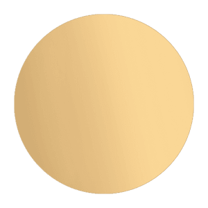 2 1/2″ Brushed Brass Disc
