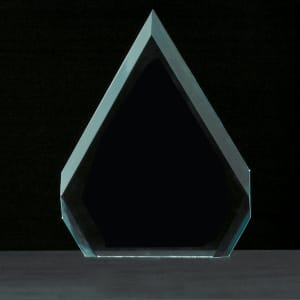 7″ x 9″ Arrow Series Jade Acrylic Award-Upright Only