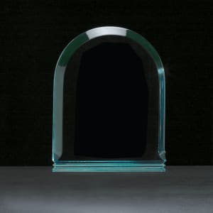 7″ x 9″ Arch Series Jade Acrylic Award-Upright Only