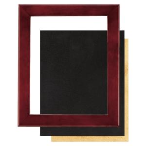 Rosewood Piano Finish Frame Kit with Black Velour Backing