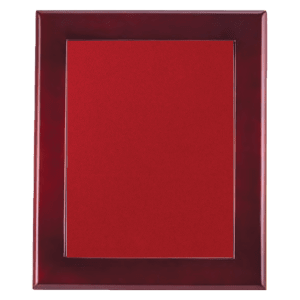 12″ x 15″ Rosewood Piano Finish Frame with Red Velour Backing (Assembled)