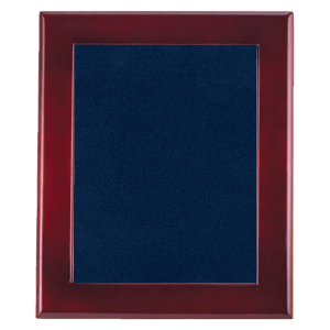 12″ x 15″ Rosewood Piano Finish Frame with Blue Velour Backing (Assembled)