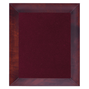 12″ x 15″ Matte Cherry Frame with Maroon Velour Backing (Assembled)