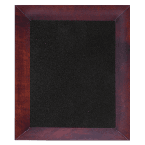 12″ x 15″ Matte Cherry Frame with Black Velour Backing (Assembled)