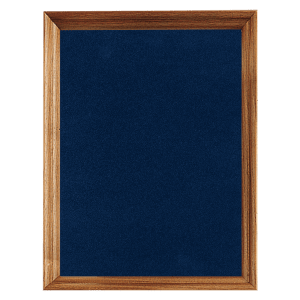 12″ x 15″ American Walnut Shadow Box with Blue Velour Backing (Assembled)