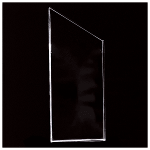 4 1/4″ x 7 1/4″ Clear Slant Acrylic-Upright Only for A3109CL