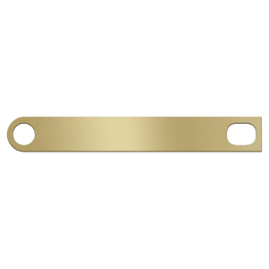 4 3/4″ x 5/8″ Brushed Brass Gavel Band
