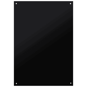 5 1/2″ x 7 9/16″ Black Brass Plate with Four Holes