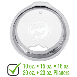 Replacement Lid for Polar Camel 10, 15, 16, and 20 oz. Tumblers