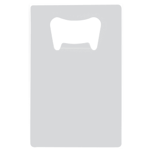 2 1/8″ x 3 3/8″ Sublimatable White Stainless Steel Bottle Opener