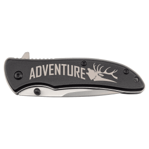 Bison River 4 1/4″ Black Everyday Carry Knife
