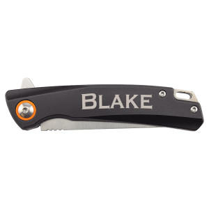 Bison River 4″ Black Everyday Carry Knife with Ball Bearing Open Mechanism
